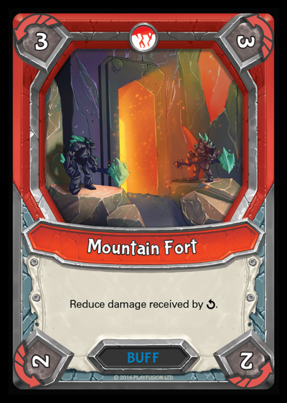Mountain Fort (Mountain - Buff - Uncommon) - Lightseekers TCG