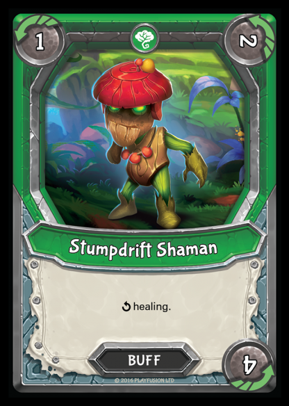 Stumpdrift Shaman (Nature - Buff - Common) - Lightseekers TCG