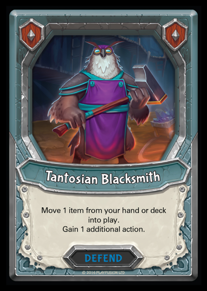 Tantosian Blacksmith (Unaligned - Defend - Uncommon) - Lightseekers TCG