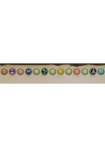 Acrylic Health Tokens on Playmat - Lightseekers TCG