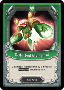 Disturbed Elemental (Nature - Attack - Common) - Lightseekers Mythical
