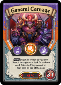 General Carnage (Dread/Tech - Hero - Mythic) - Lightseekers Mythical