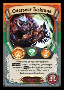 Overseer Tuskrage (Tech/Nature - Hero - Mythic) - Lightseekers Mythical