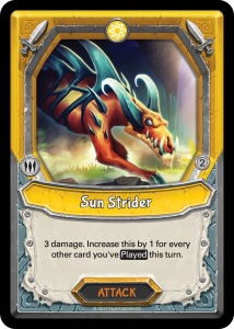 Sun Strider (Astral - Attack - Rare) - Lightseekers Mythical
