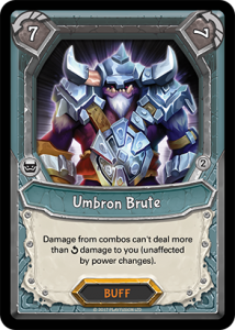 Umbron Brute (Unaligned - Buff - Rare) - Lightseekers Mythical
