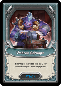 Umbron Salvager (Unaligned - Attack - Uncommon) - Lightseekers Mythical