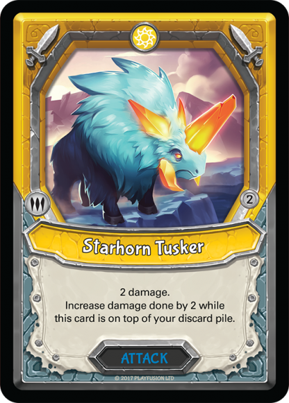Starhorn Tusker (Astral - Attack - Uncommon) - Lightseekers Mythical